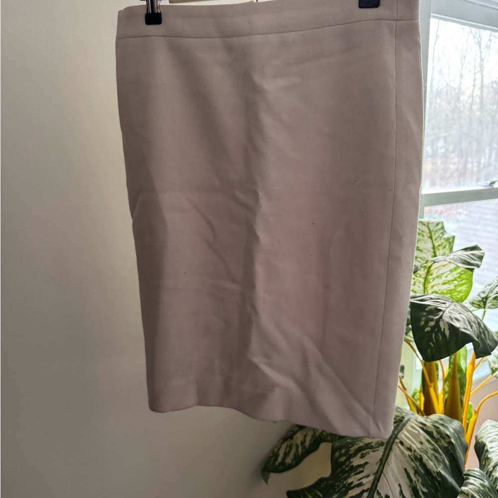 J Crew Cream Skirt